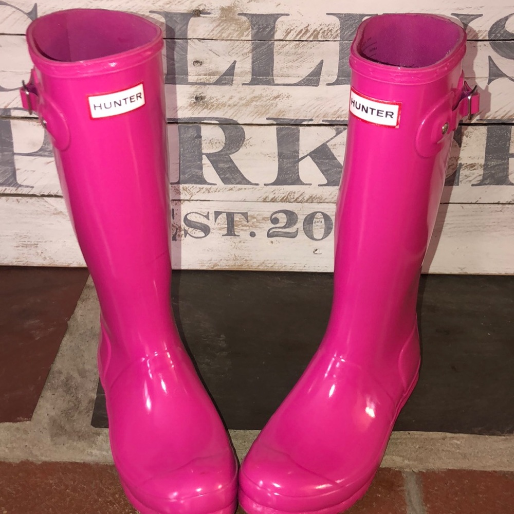 Tall Shine finish Hunter Boots